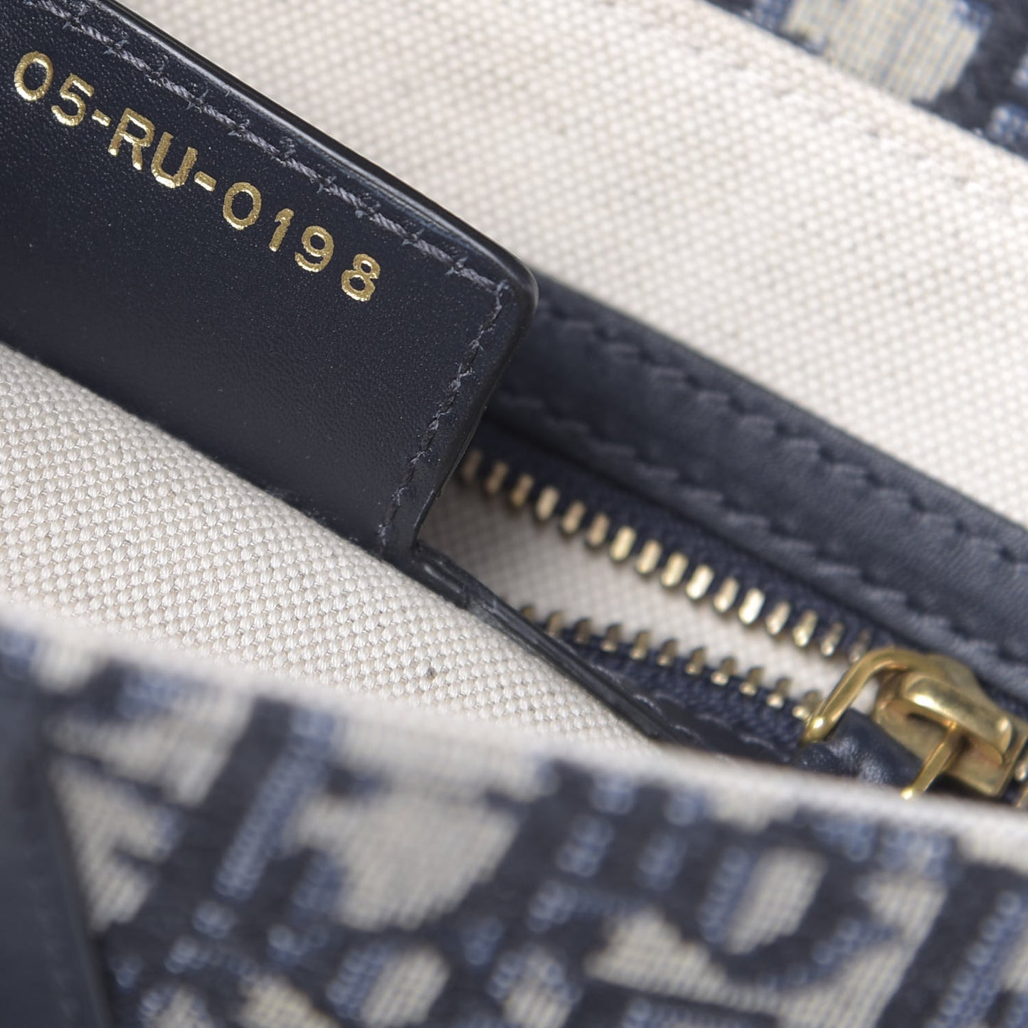 Oblique Saddle Bag Blue