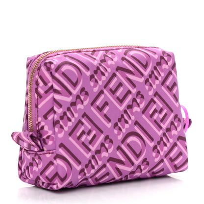 Fendi X SKIMS Nylon XS Trapezoid Beauty Pouch Bouganville 3 of 11