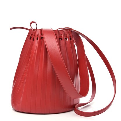 Mansur Gavriel Pleated Bucket Bag Flamma 4 of 11