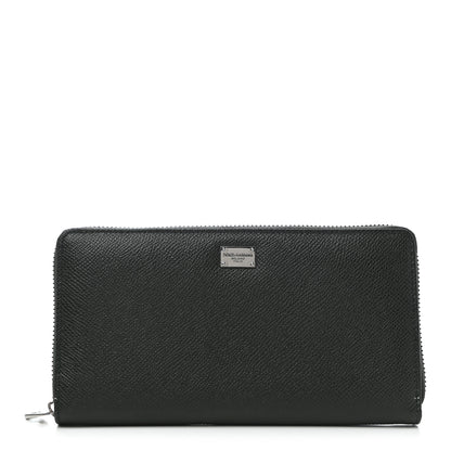Dolce & Gabbana Dauphine Zip Around Wallet Dark Green 1 of 6