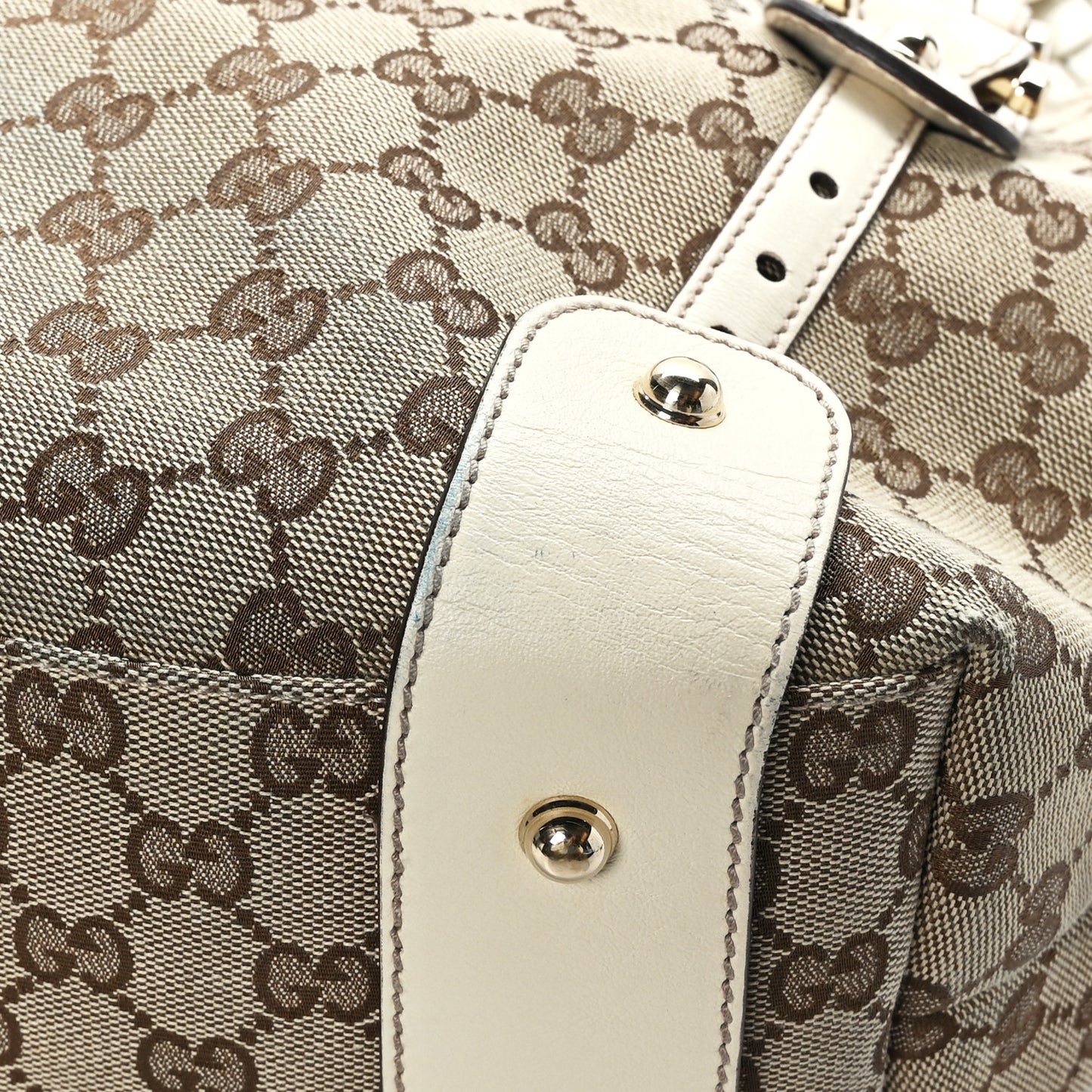 Monogram Medium Pelham Shoulder Bag Off White