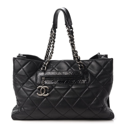 Chanel Caviar Quilted Coco Casual Tote Black 1 of 10