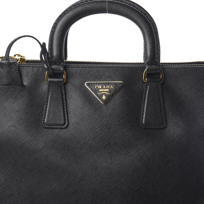 Prada Saffiano Lux Executive Tote Black 8 of 10