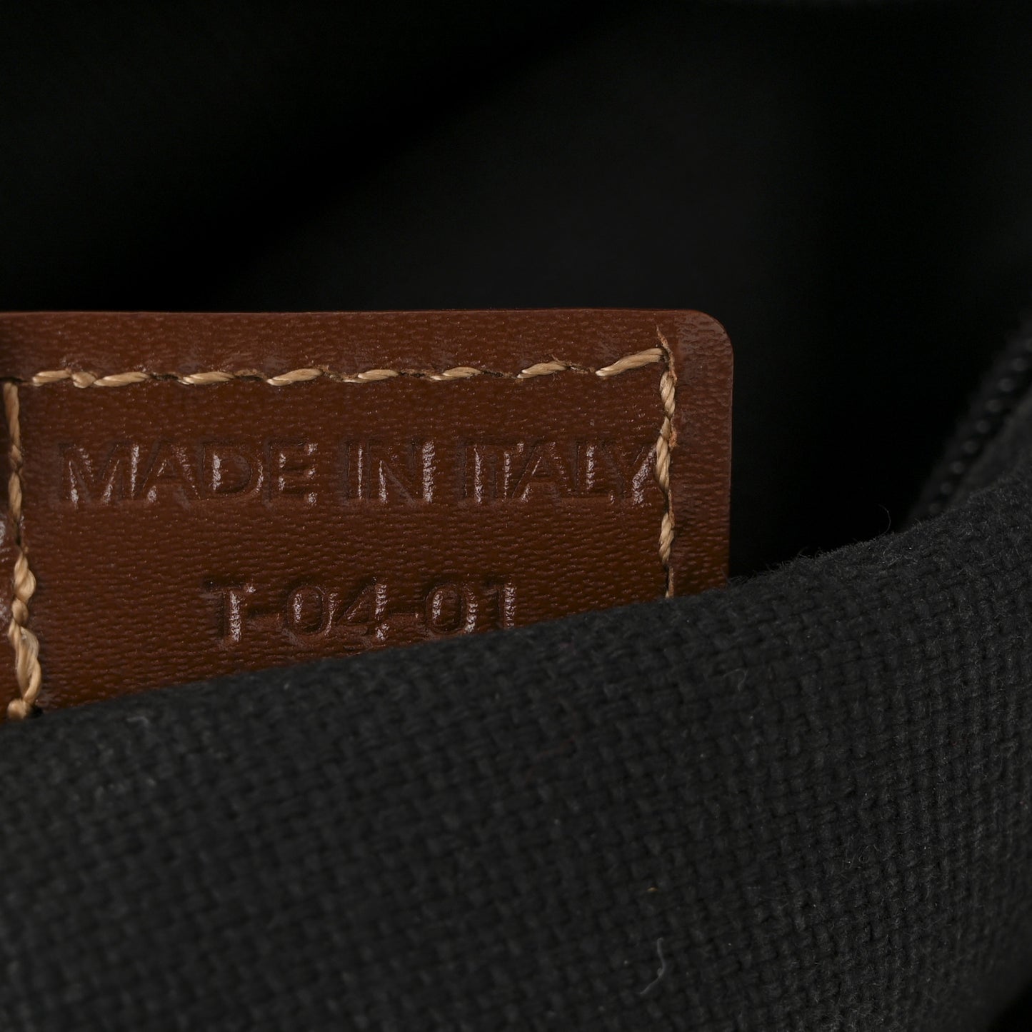 House Check Small Tote Dark Brown