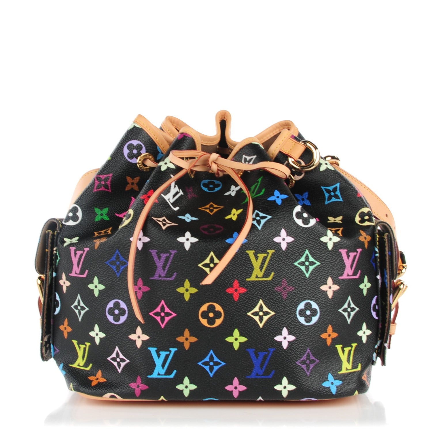 Louis Vuitton Monogram Multicolor Petit Noe Black 1 of 7