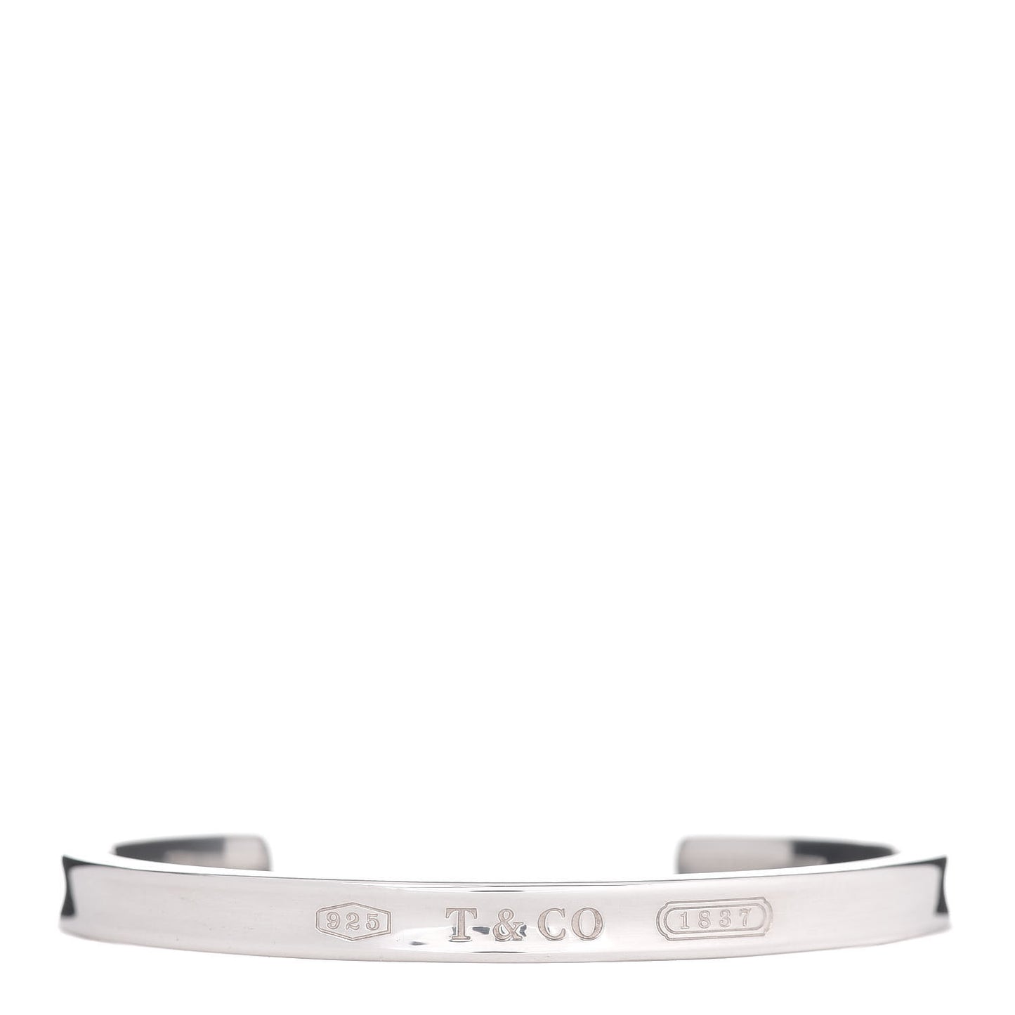 Sterling Silver Narrow 1837 Cuff Bracelet