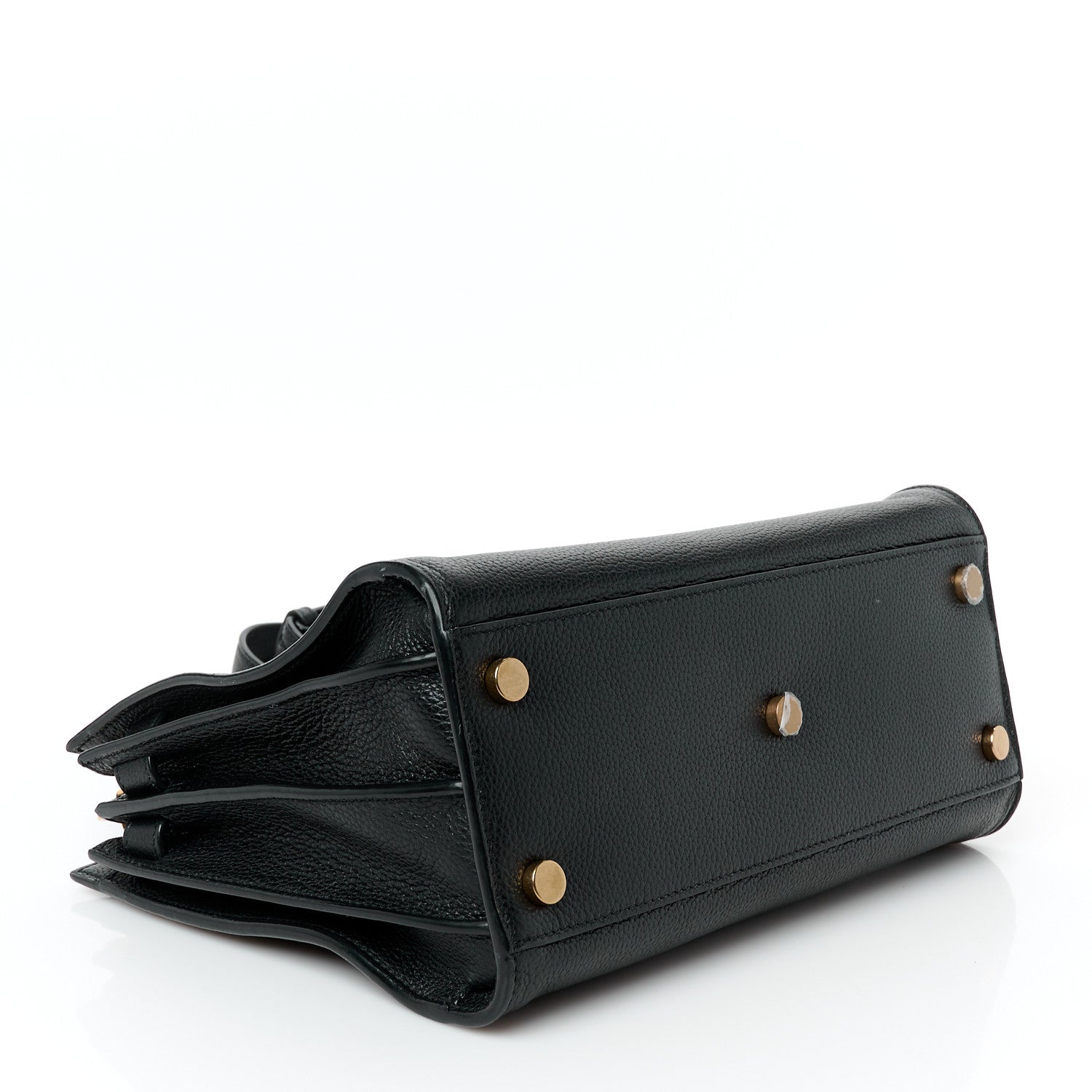 Saint Laurent Grained Calfskin Baby Sac De Jour Souple Black 4 of 11