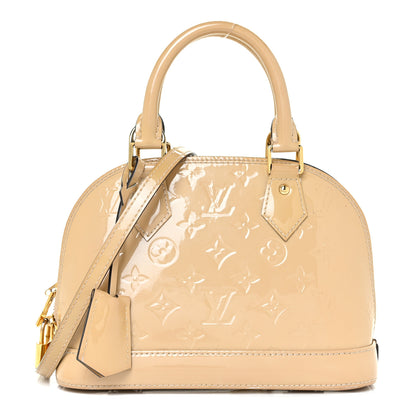 Louis Vuitton Vernis Alma BB Dune 1 of 19