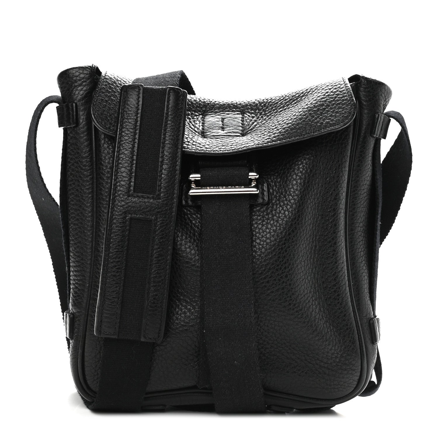 Hermes Taurillon Clemence Tibet PM Black 1 of 9