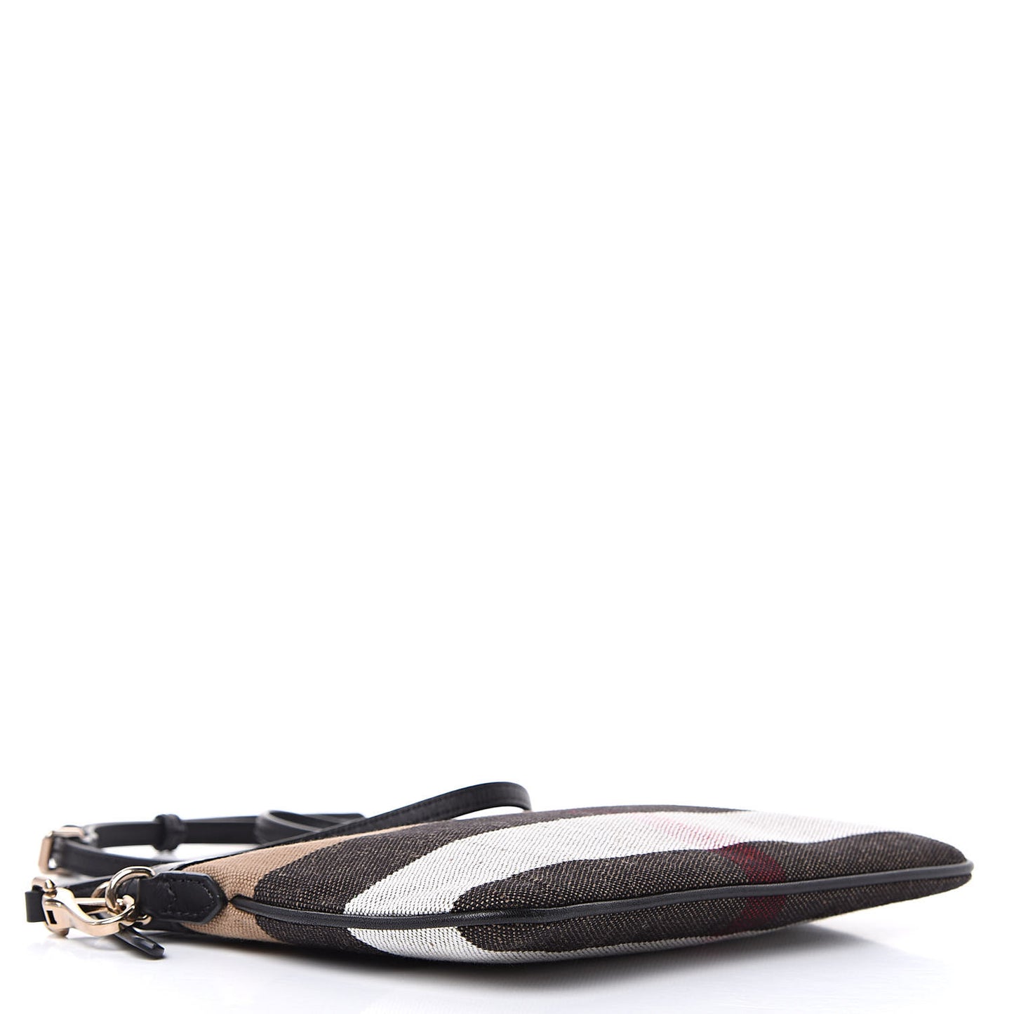 Mega Check Peyton Crossbody Clutch Bag Black