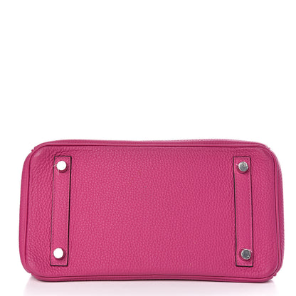 Hermes Togo Birkin 25 Rose Pourpre 34 of 46