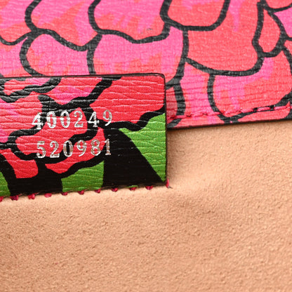 Gucci X KEN SCOTT New Shangai Calfskin Pomponica Print Small Dionysus Shoulder Bag Multicolor 7 of 10