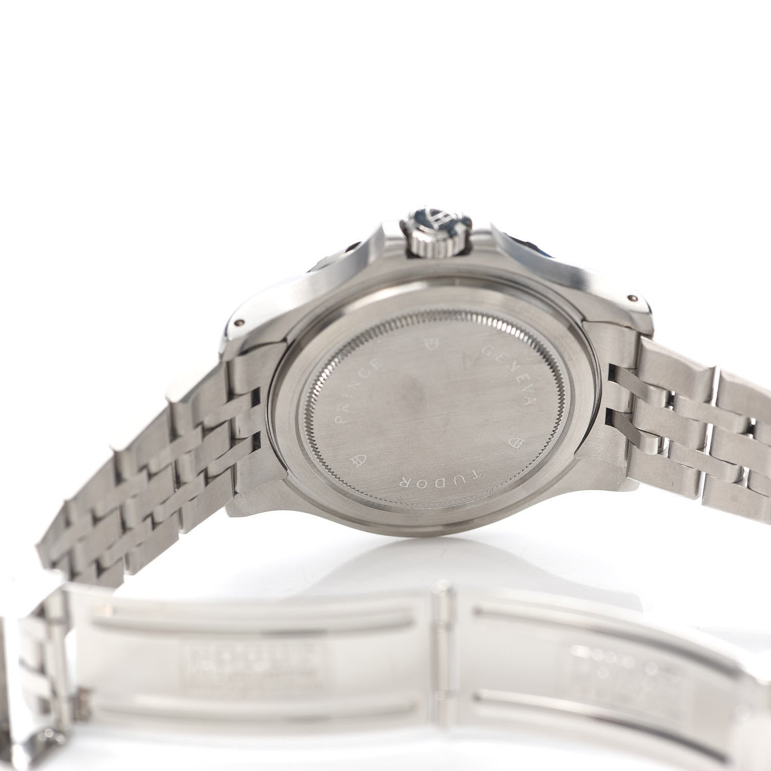 TUDOR Stainless Steel 41mm Prince Date Hydronaut Autmatic Watch Black 89190P 4 of 6