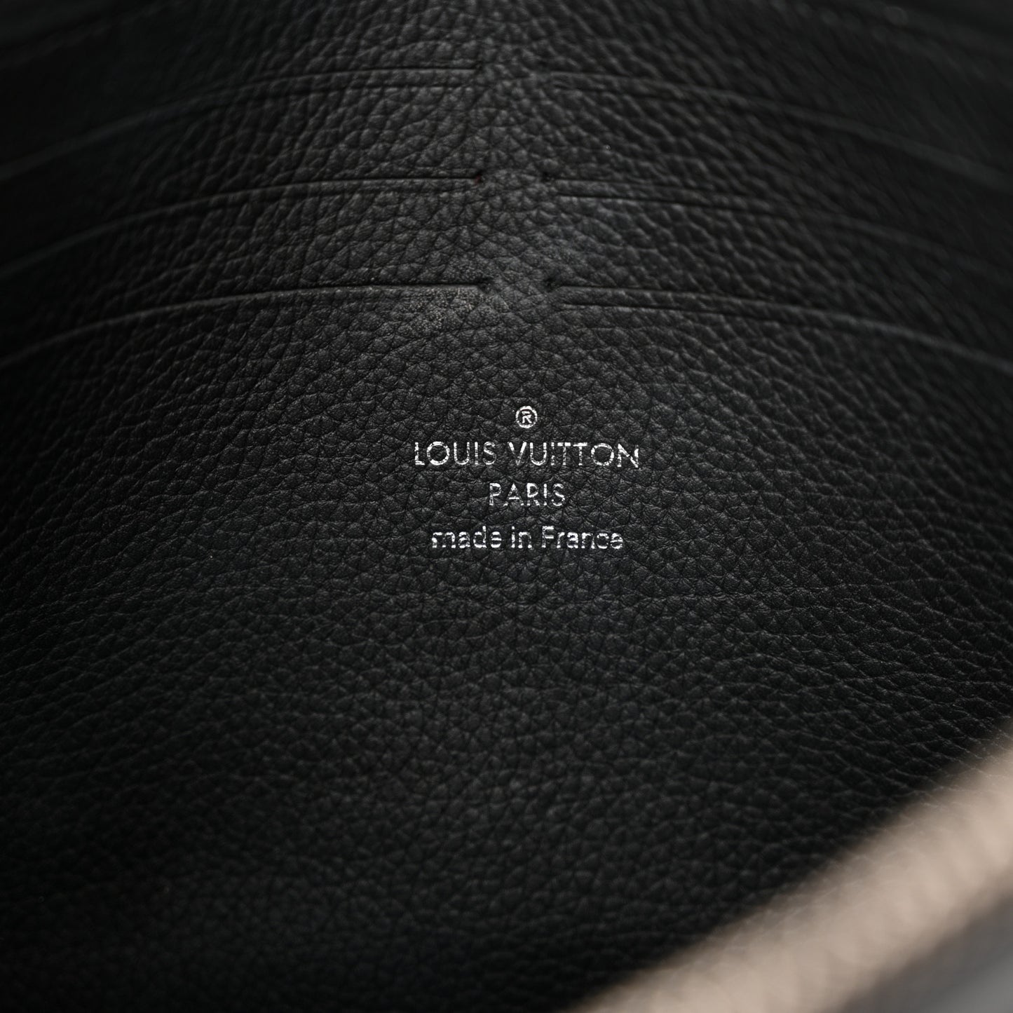 LOUIS VUITTON Soft Calfskin My Lockme Chain Pochette Black