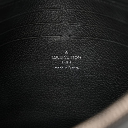 Louis Vuitton LOUIS VUITTON Soft Calfskin My Lockme Chain Pochette Black 6 of 10