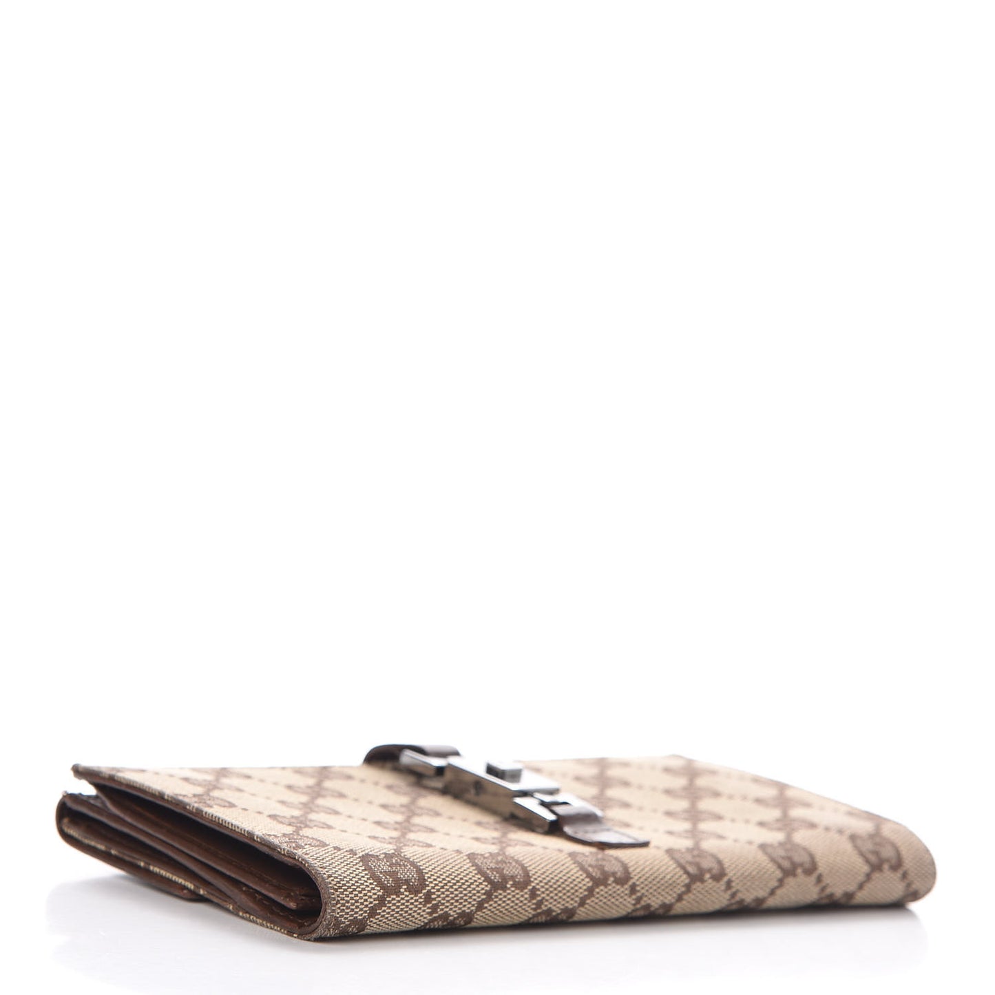 Monogram Calfskin Blake Continental Wallet Dark Brown
