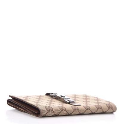 Gucci Monogram Calfskin Blake Continental Wallet Dark Brown 4 of 12