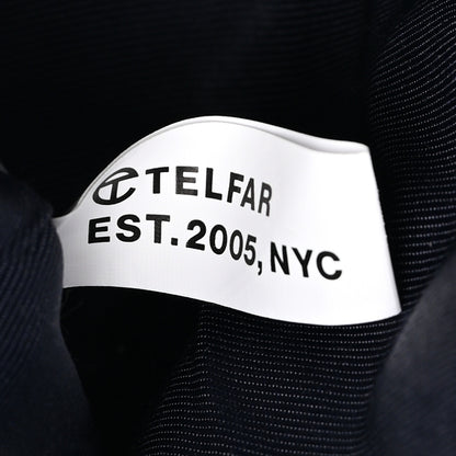 Telfar Vegan Leather Small Shopping Bag Navy 7 of 11