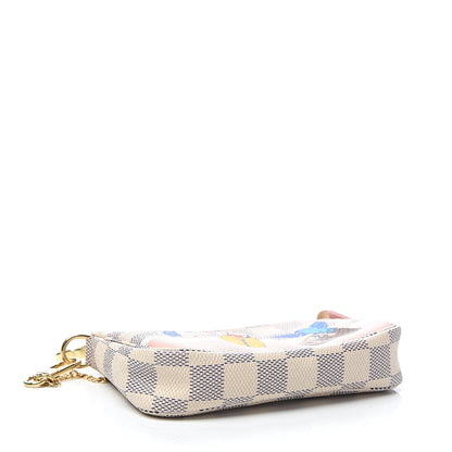 Louis Vuitton Damier Azur 2018 Christmas Animation Mini Pochette Accessories 3 of 5