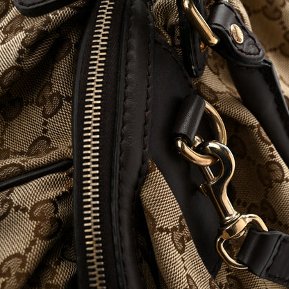 Gucci Monogram Medium Sukey Boston Bag Brown 12 of 15