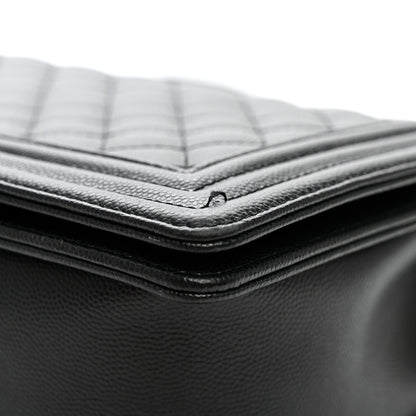 Chanel Lambskin Quilted New Medium Boy Flap Black 11 of 12