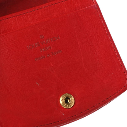 Louis Vuitton Epi Coin Purse Wallet Castillan Red 5 of 5