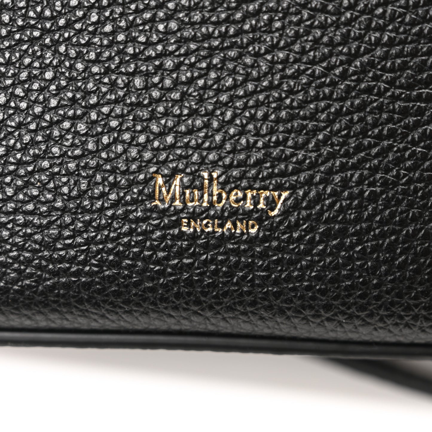 Small Classic Grain Mini Islington Bucket Bag Black