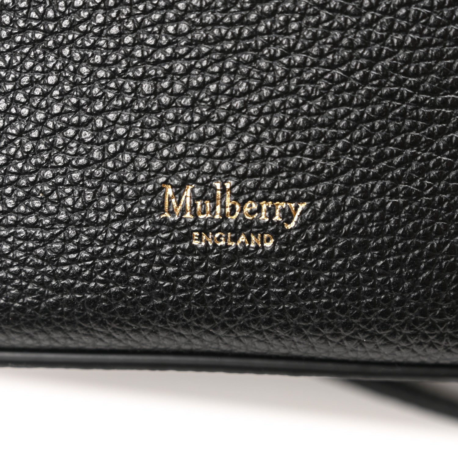 Mulberry Small Classic Grain Mini Islington Bucket Bag Black 6 of 9