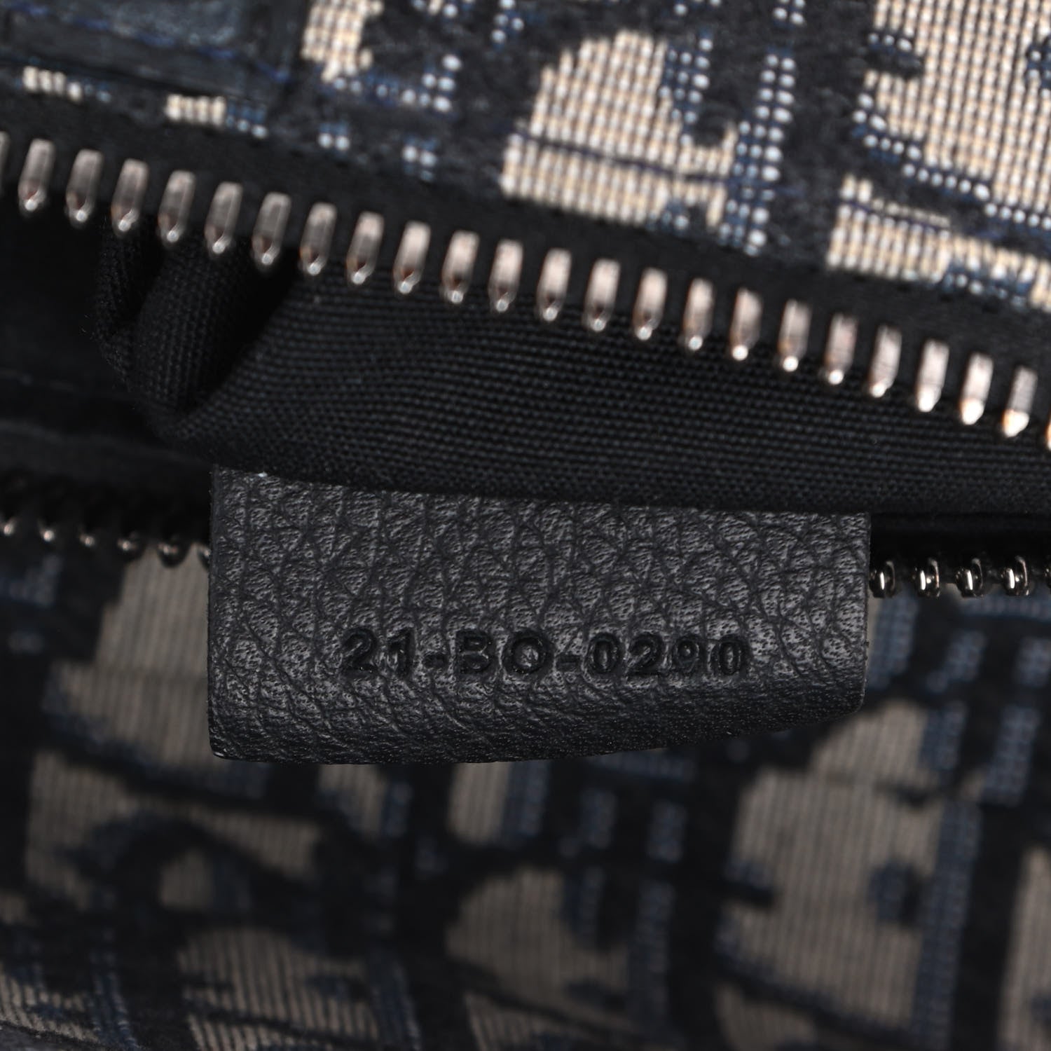 Christian Dior Oblique Mens Mini Saddle Bag Blue 8 of 11