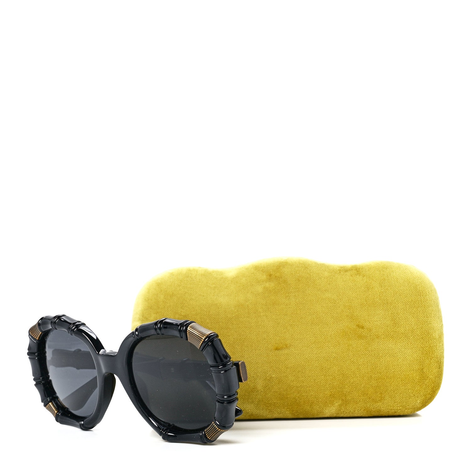 Gucci Bamboo Sunglasses GG0659S Black 9 of 9