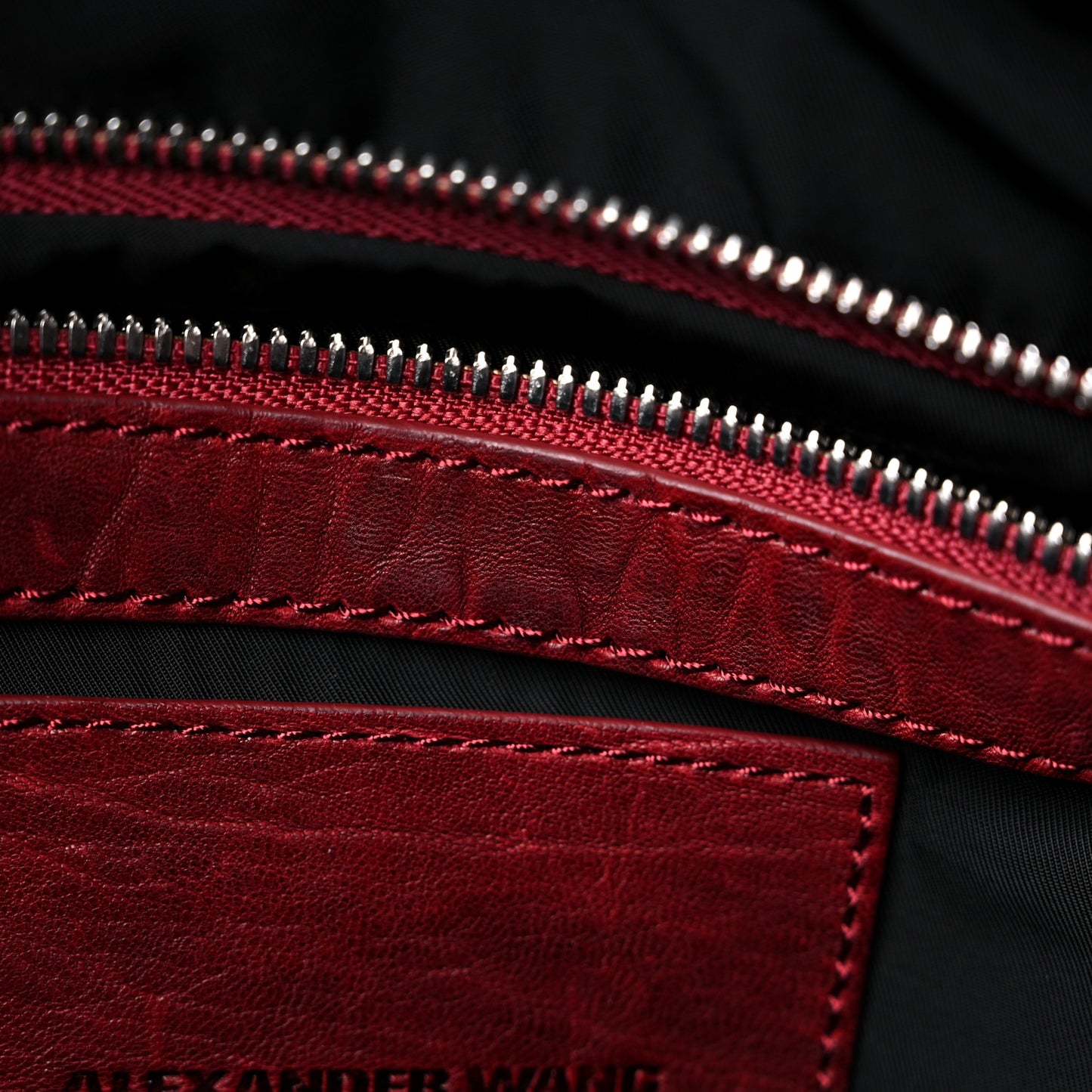 Pebbled Lambskin Rocco Spice Silver Hardware