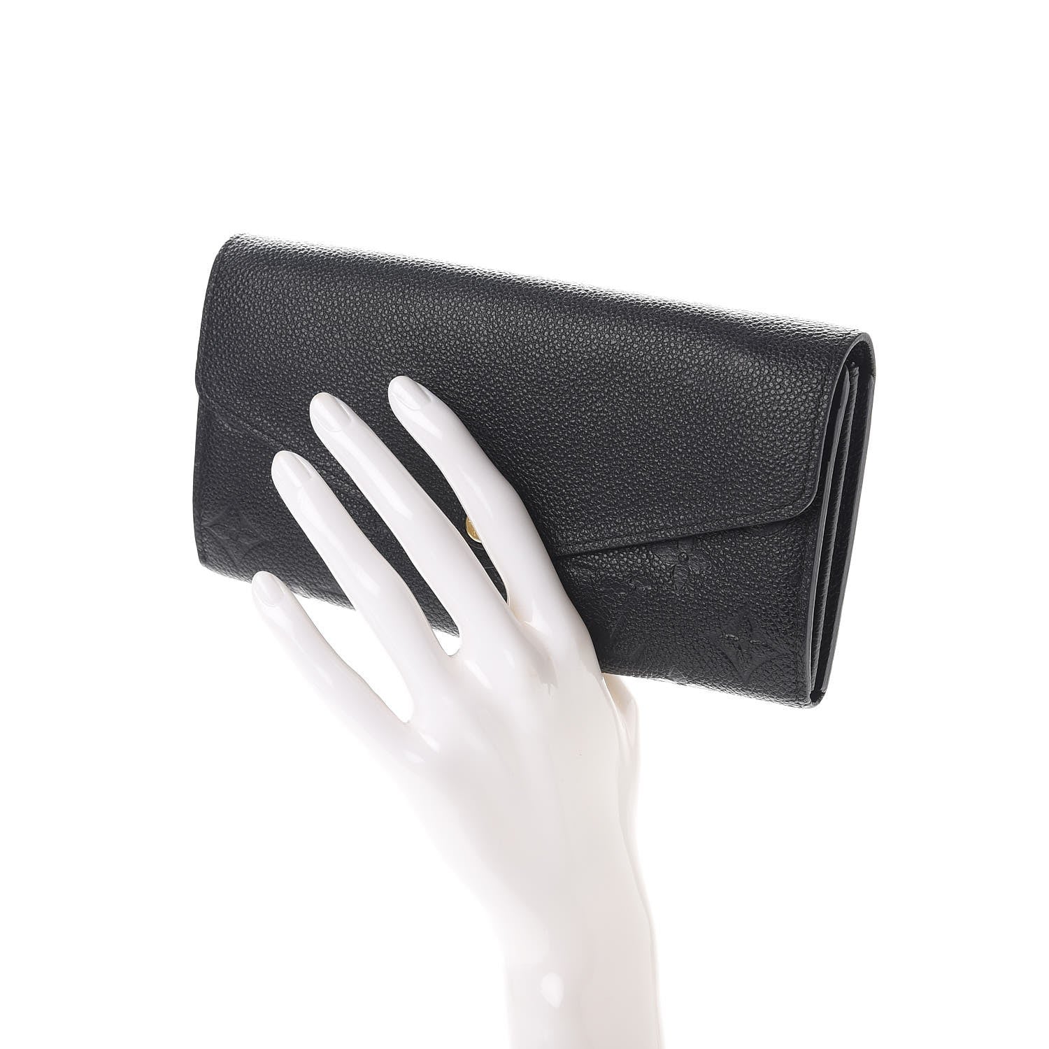 Louis Vuitton Empreinte Sarah Wallet NM Black 2 of 8