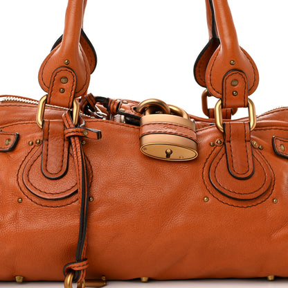 Chloe Calfskin Medium Paddington Satchel Ecureil Brown 7 of 12