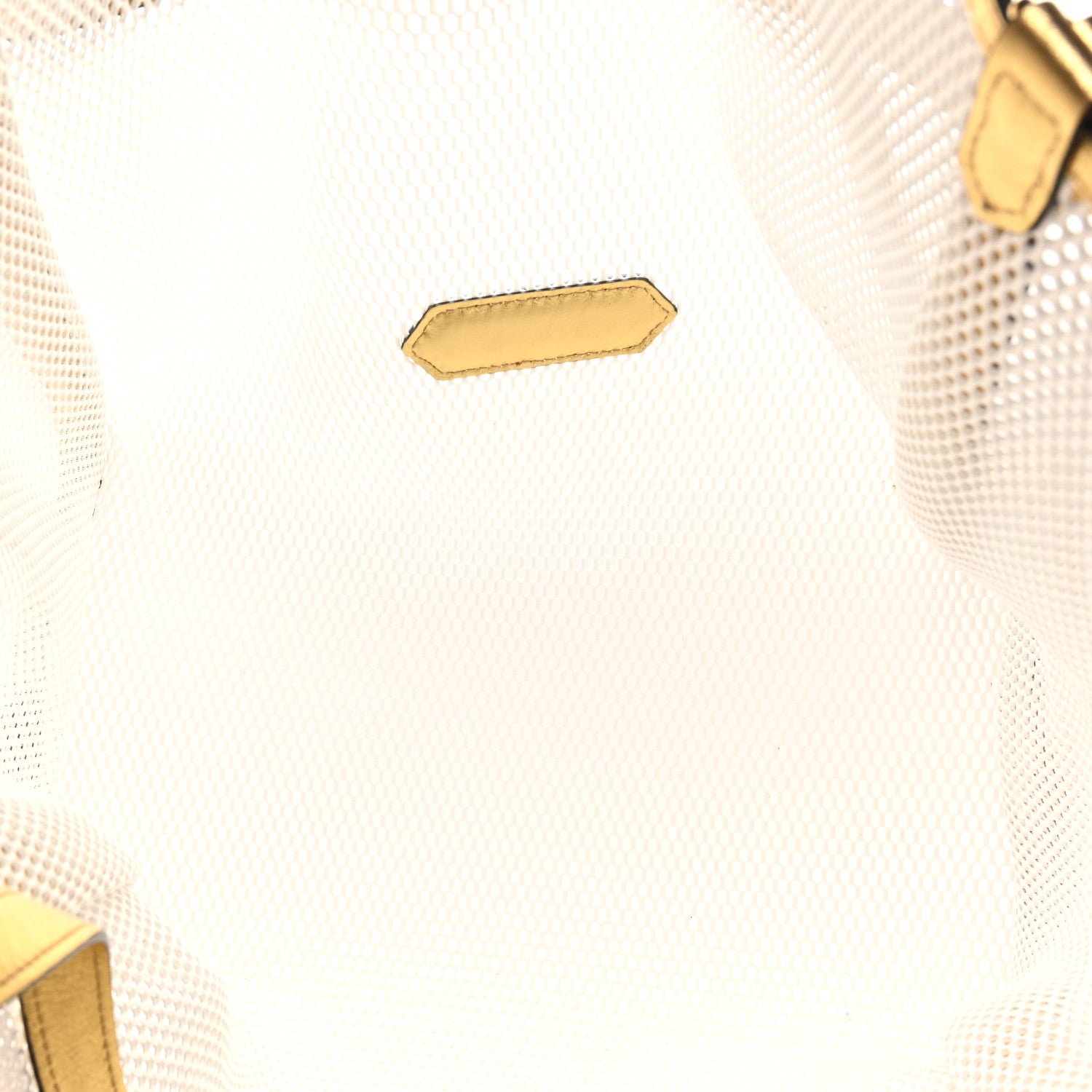 Tom Ford Metallic Mesh Calfskin Trim Tote Gold 6 of 10