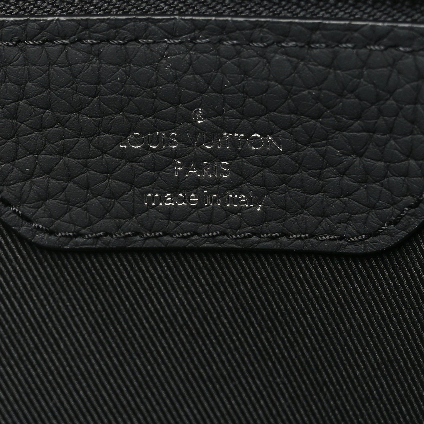 Taurillon Monogram Sac Plat Cross Black