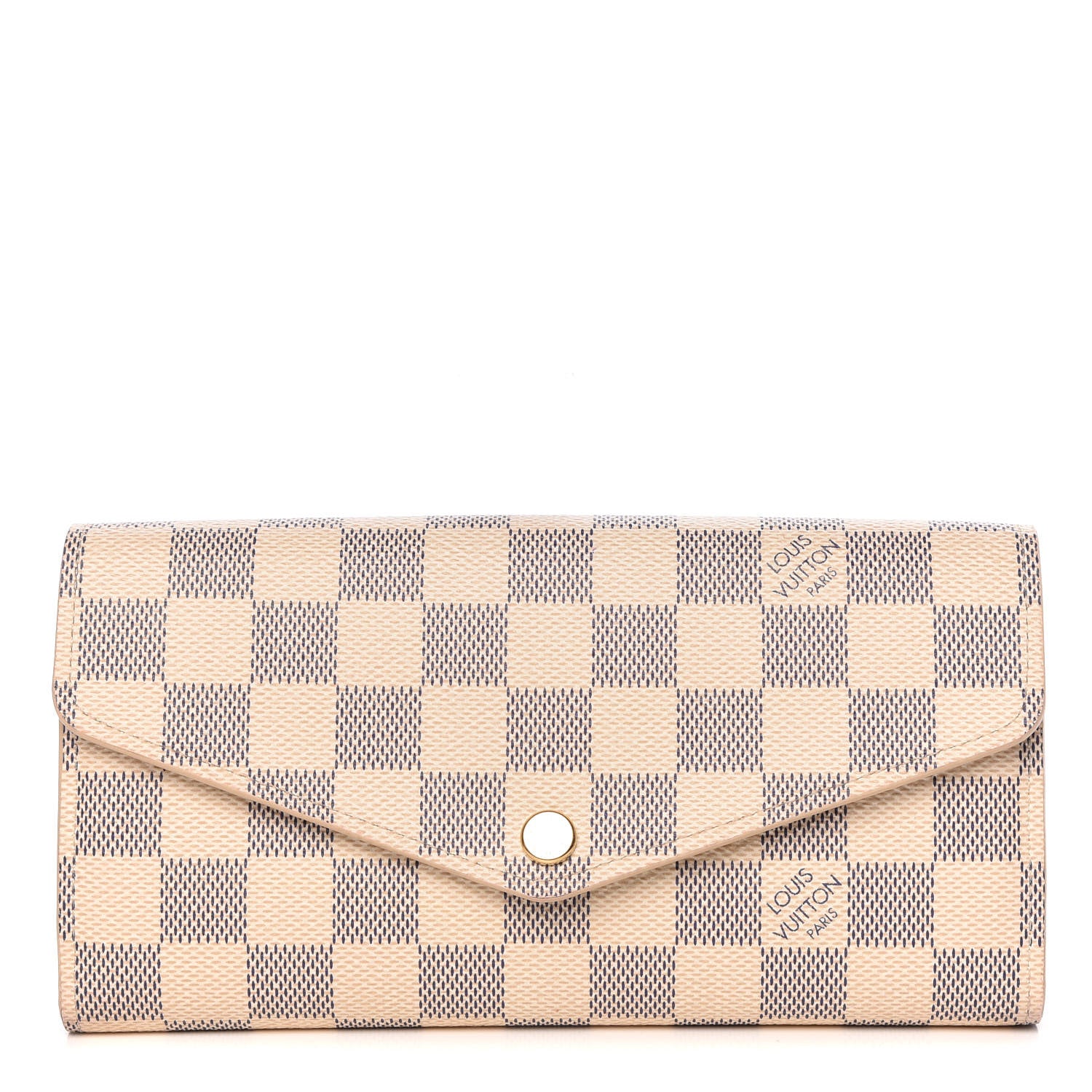 Louis Vuitton Damier Azur Sarah Wallet NM 1 of 8