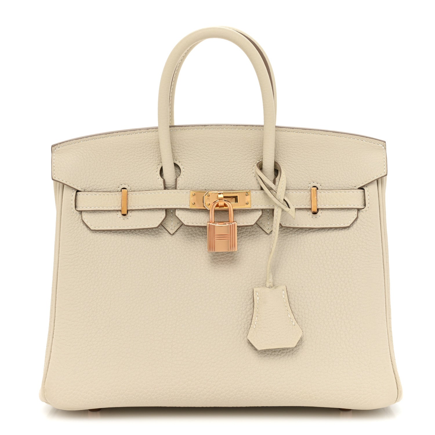 Hermes Togo Birkin 25 Craie 1 of 13