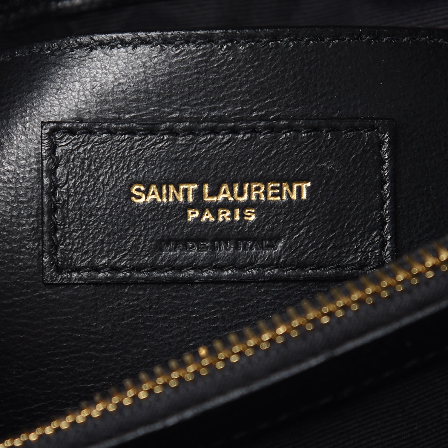 Saint Laurent Sheepskin Matelasse Chevron Monogram Medium College Bag Black 6 of 9