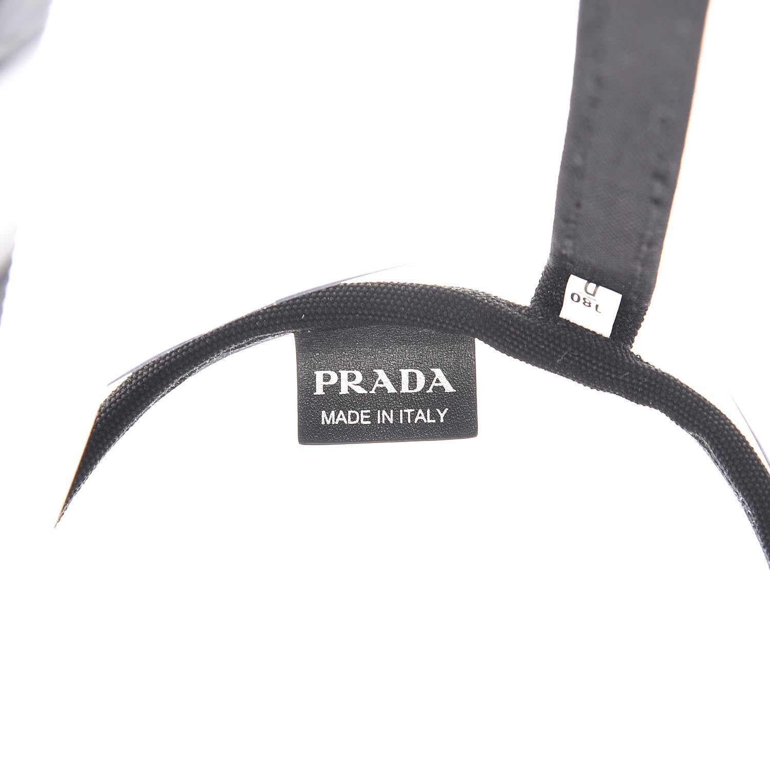 Prada Plexiglass Canapa Small Shopper Tote Black 9 of 10