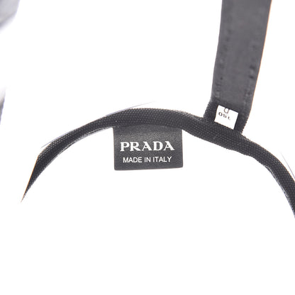 Prada Plexiglass Canapa Small Shopper Tote Black 9 of 10