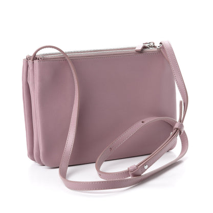 Celine Lambskin Small Trio Crossbody Bag Antique Rose 3 of 11