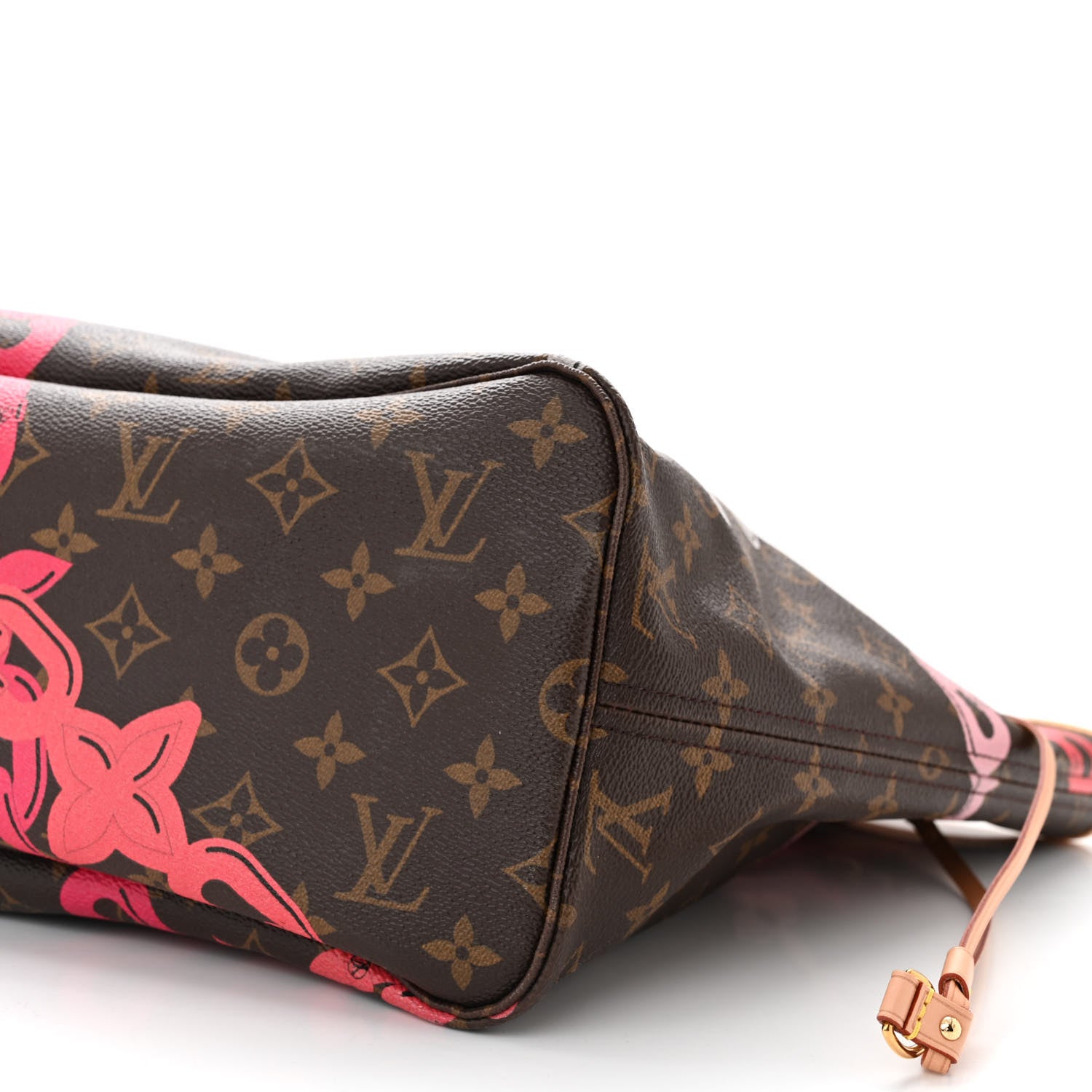 Louis Vuitton Monogram Bay Neverfull MM Rose Ballerine Poppy 10 of 10