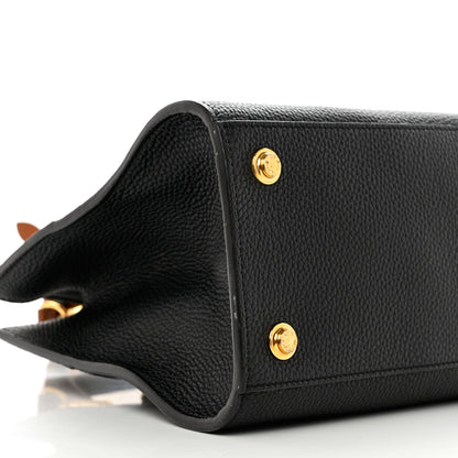 Louis Vuitton Calfskin City Steamer EW Black Gold 8 of 11