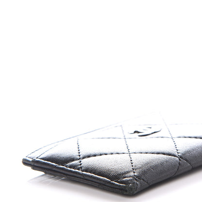 Chanel Lambskin Quilted Card Holder Black 8 of 11
