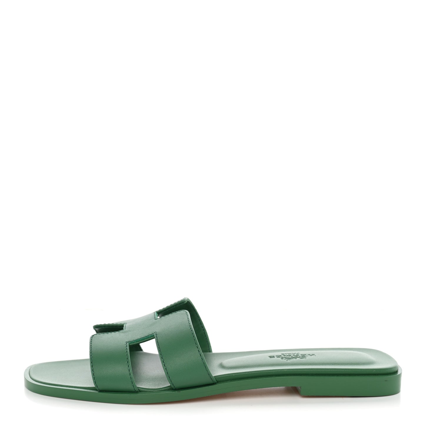 Calfskin Oran Sandals 36 Vert Electrique