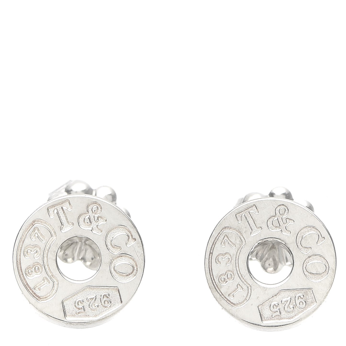 Sterling Silver 1837 Circle Earrings