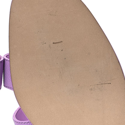 Hermes Epsom Oran Sandals 40 Violet Amethyste 10 of 14
