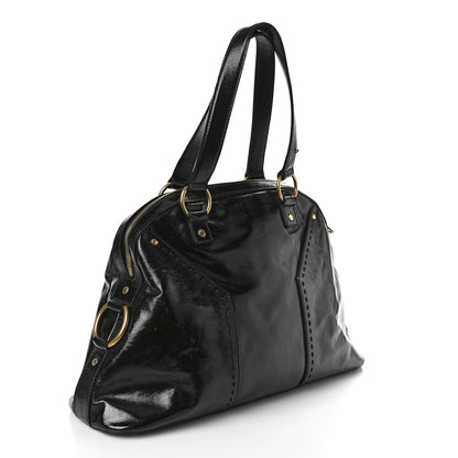 Saint Laurent Patent Large Muse Black 3 of 14