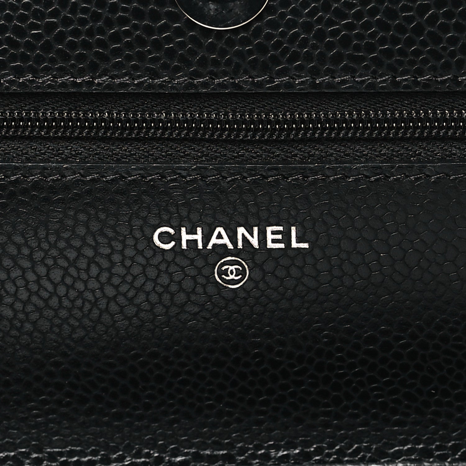 Chanel Caviar Quilted Wallet on Chain WOC Black 6 of 10