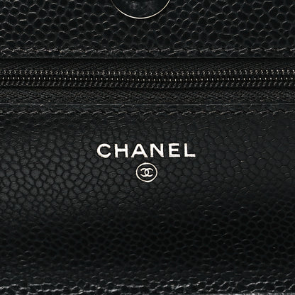 Chanel Caviar Quilted Wallet on Chain WOC Black 6 of 10